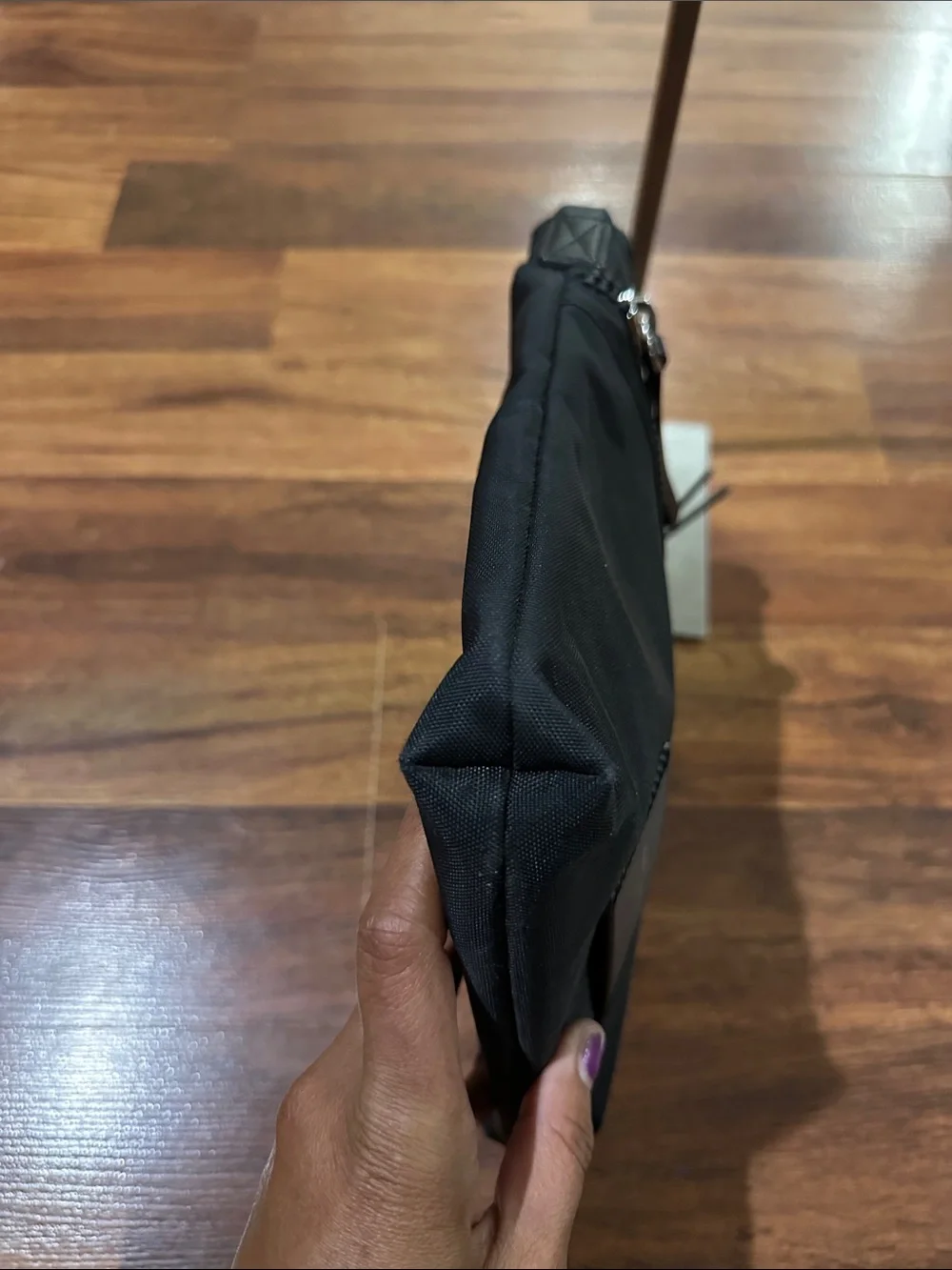 Marc Jacobs Black Nylon Slim Crossbody Bag